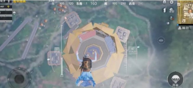 和平精英天空赛场八角笼在哪-和平精英天空赛场八角笼位置进入方法说明
